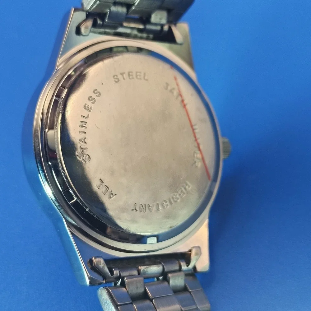New! Vintage 2001 IC Collection 38mm Mens Quartz‎ Fashion Dress Watch Lume *NOS